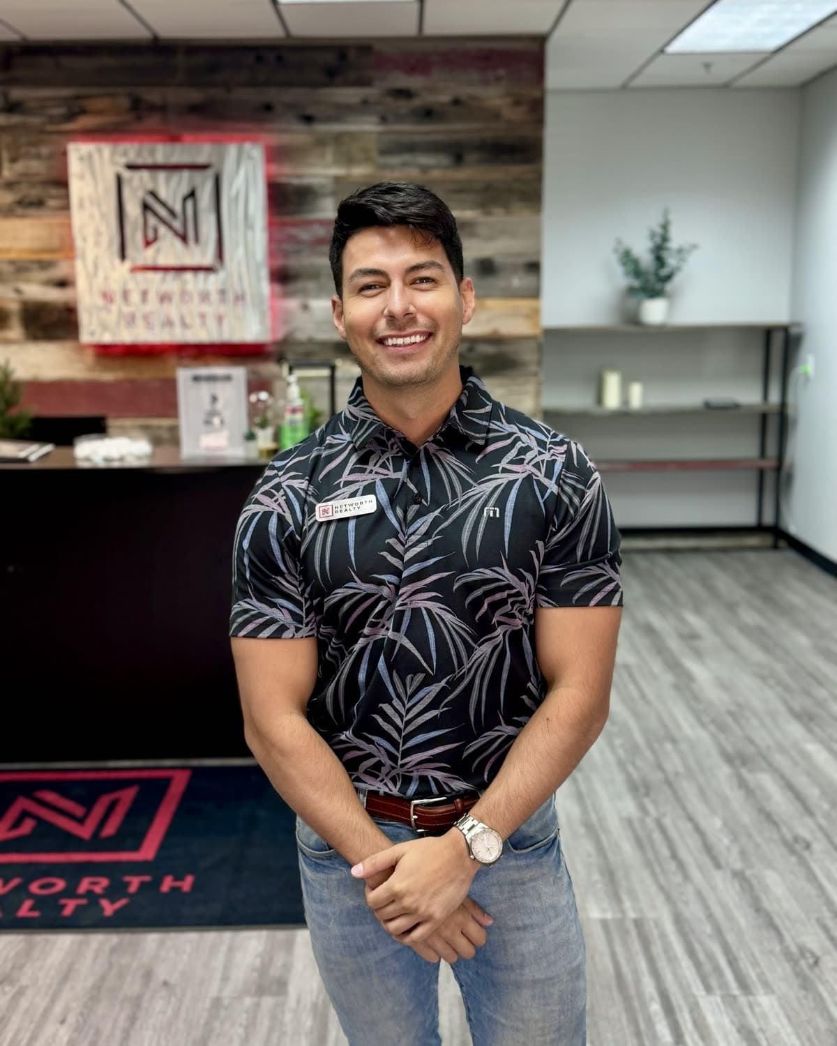 Aaron Cano at the NetWorth Realty office in Virginia Beach